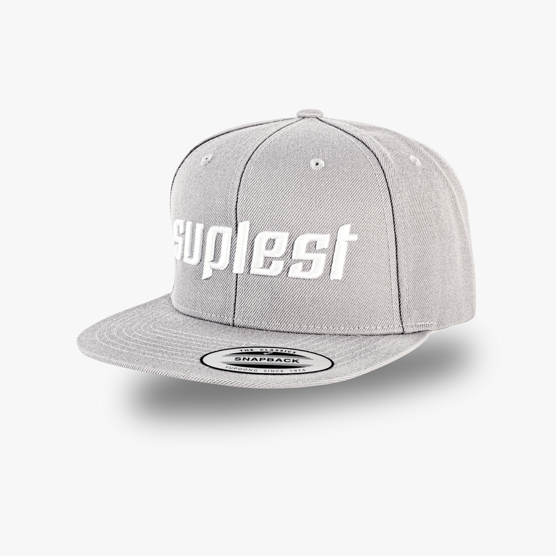 suplest Baseball Cap - grey/white